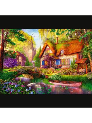 -PUZZLE 1000EL TREFL UROCZA CHATKA W LESIE PUD6