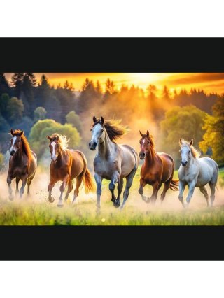 PUZZLE 1500EL TREFL DZIKIE KONIE PUD6