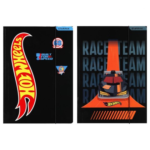 Teczka z gumką A4 Hot Wheels Black mix STARPAK 583290
