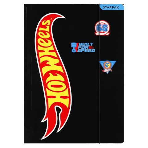 Teczka z gumką A4 Hot Wheels Black mix STARPAK 583290