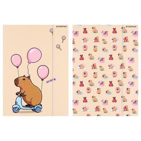 Teczka z gumką A4 Kapibara mix STARPAK 583303