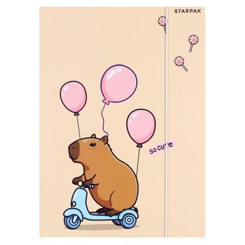 Teczka z gumką A4 Kapibara mix STARPAK 583303