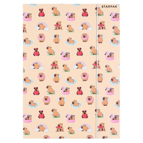 Teczka z gumką A4 Kapibara mix STARPAK 583303