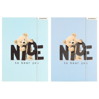 Teczka z gumką A4 Miś mix SRTARPAK 583298