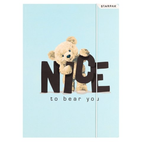 Teczka z gumką A4 Miś mix SRTARPAK 583298