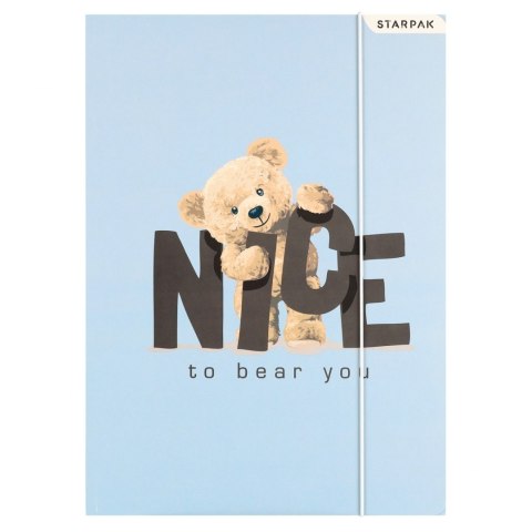 Teczka z gumką A4 Miś mix SRTARPAK 583298