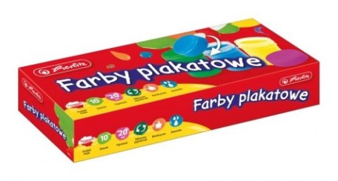 FARBY PLAK 10KOL 20ML HER WB
