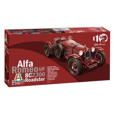 Italeri 4708 1/12 Alfa Romeo 8C 2399 "Roadster" 100th Anniversary