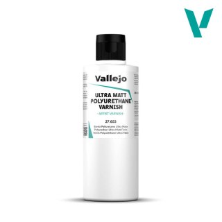 Vallejo 27653 Ultra Matt Polyurethane Varnish 200 ml