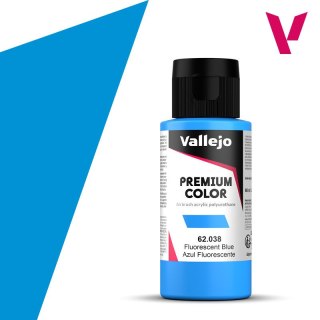 Vallejo 62038 Premium Color Fluorescent Blue (60 ml)