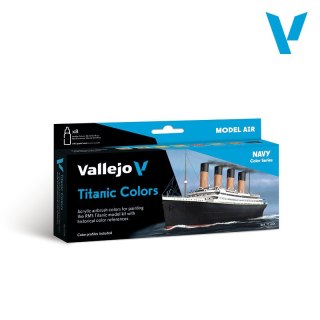 Vallejo 71646 Navy Color Set Titanic (8 x 18 ml)