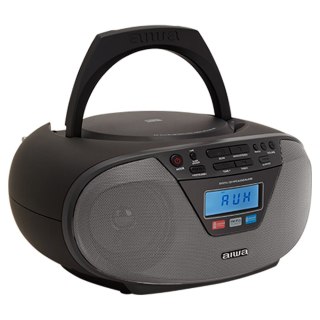 AIWA Boombox BBTU-400BK CD/FM RDS/USB/BT czarny