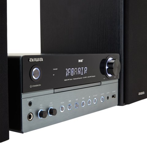 AIWA wieża MSBTU-700DAB 2x25W czarna