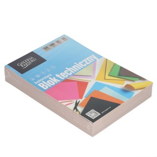 Blok techniczny A4/15k kolor 180g A 10 GALERIA PAPIERU 258091 ARG
