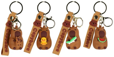 Brelok gumowy 5 cm Kapibara z opaską A 12 500403