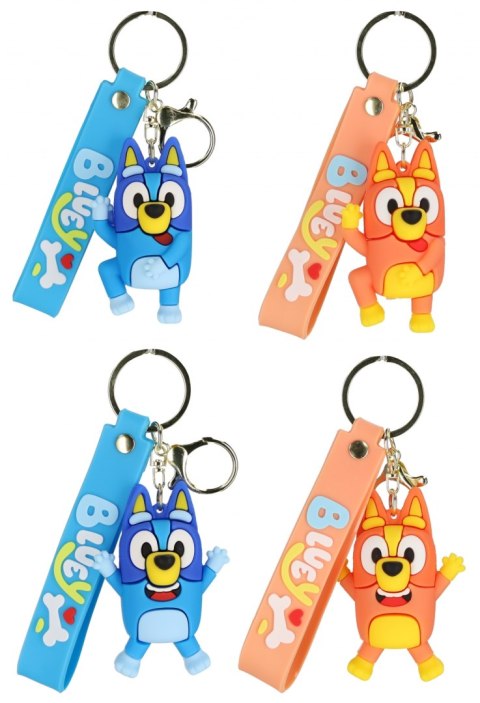 Brelok gumowy 7 cm Pies z opaską A 12 880104