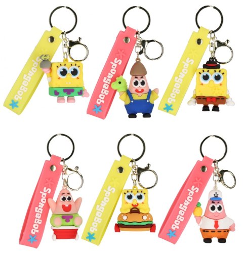 Brelok gumowy 7 cm Spangebob z opaską A 12 700748