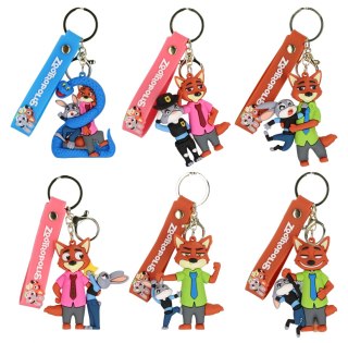 Brelok gumowy 8 cm Zwierzaki Zoo z opaską A 12 700731