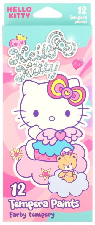 Farby tempery 12kol 12ml w tubie Hello Kitty PATIO 10586PTR