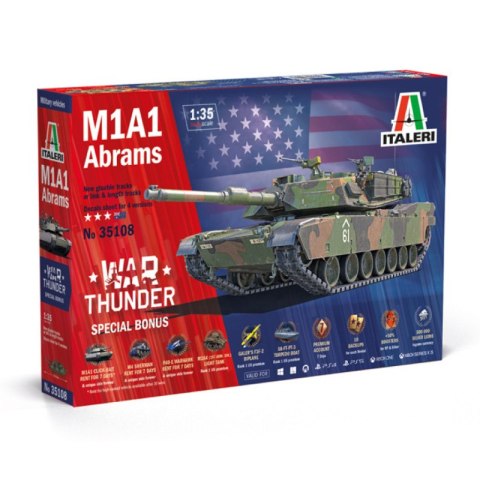 Italeri 35108 1/35 M1A1 Abrams War Thunder Special Bonus