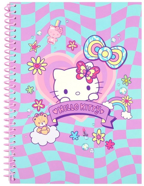 Kołozeszyt B5/100k kratka Hello Kitty pink 2 CoolPack PATIO 13228PTR