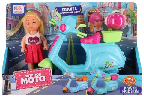 Lalka 12 cm z akcesoriami na Skuterze Q12820