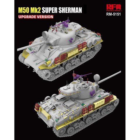 RFM 5151 M50 Mk2 Super Sherman (M4A4 Hull HVSS) Upgrade Version