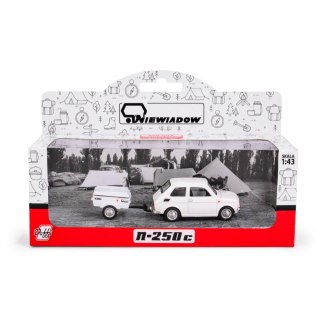 -AUTO OSOB MET FIAT 126P PRZYCZEPA KROTKA BIA