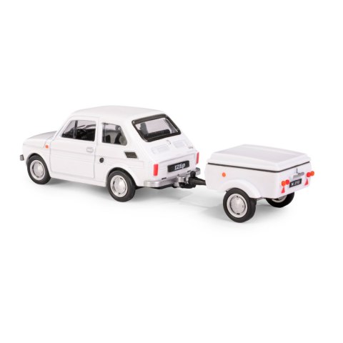 -AUTO OSOB MET FIAT 126P PRZYCZEPA KROTKA BIA