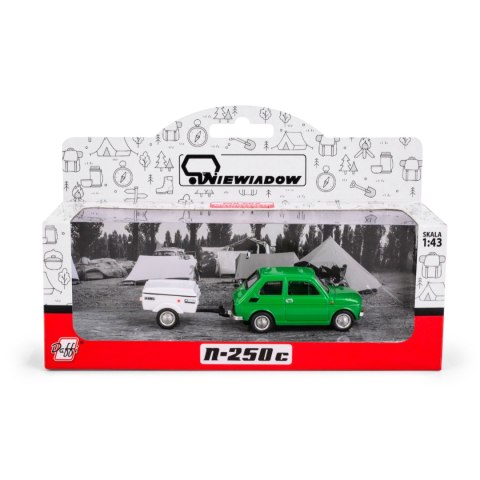 -AUTO OSOB MET FIAT 126P PRZYCZEPA KROTKA ZIE