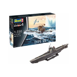 Revell 75154 Starter Kit 1/350 German Submarine Type VII C/41