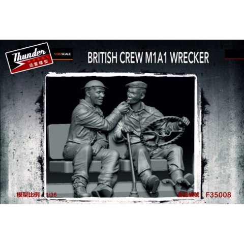 Thunder Model F35008 British Crew M1A1 Wrecker