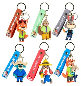 Brelok gumowy 7cm Zwierzak z opaską A 12 26002