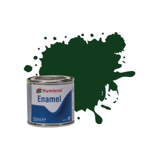 Humbrol AQ0003 Enamel Paint: 3 Brunswick Green Gloss (50 ml)