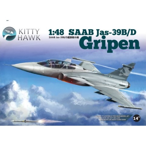 Kitty Hawk/Zimi Model 80118 Saab Jas-39 B/D Gripen