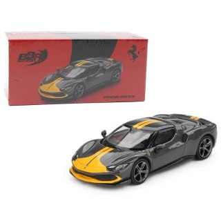 MINI GT BBR MODEL 64007 FERRARI 296 GTB ASSETTO FIORANO 2024 Grigio Scuro