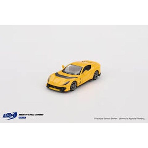 MINI GT BBR MODEL 64032 FERRARI 812 COMPETITIZONE Tailor Made 2021 Giallo
