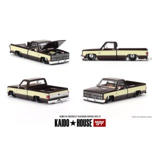 MINI GT KAIDO HOUSE 145 CHEVROLET SILVERADO Vintage Spec V1 1980 Kaido House ( KHMG145 )