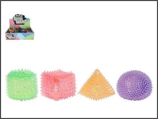 Piłka kostka trójkąt i owal cukrowe do ściskania 6cm XL