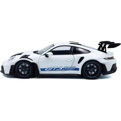 SOLIDO 1812102 1:18 PORSCHE 911 GT3 RS 2024 White w/blue stripes