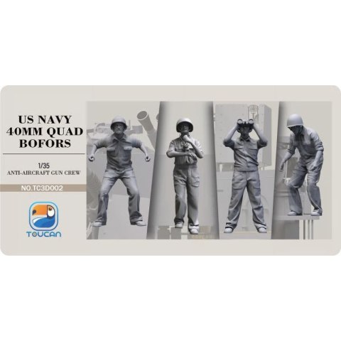 Zimi Model Toucan 3D002 Anti-Aircraft Gun Crew