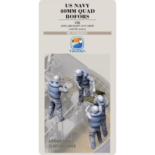 Zimi Model Toucan 3D003J Anti-Aircraft Gun Crew (with Life Jacket)