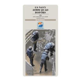 Zimi Model Toucan 3D004J Anti-Aircraft Gun Crew (with Life Jacket)