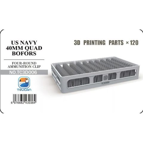 Zimi Model Toucan 3D006 Four-Round Ammunition Clip (120 pcs)