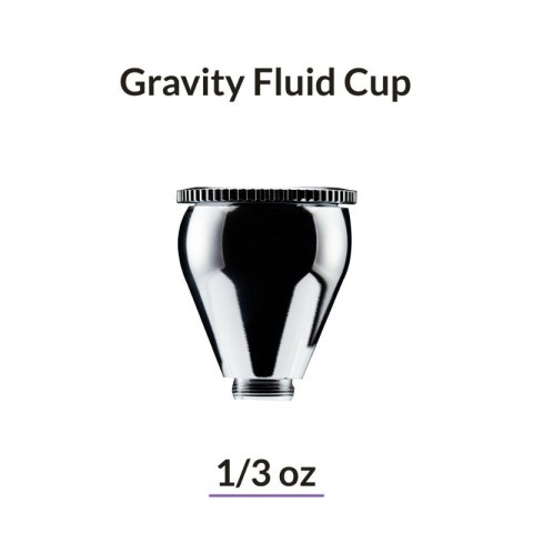 Gaahleri 46906 10 ml Mirror-Level Gravity Fluid Airbrush Cup