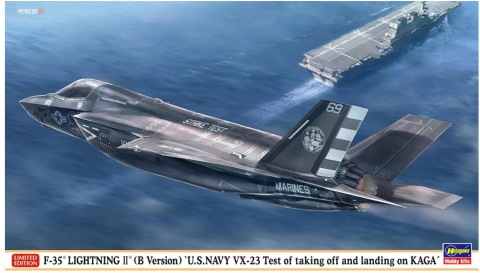 Hasegawa 02488 F-35 Lightning II (B Version) 'U.S. Navy VX-23 Test of Taking Off and Landing on Kaga'