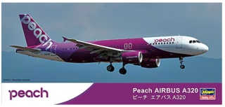 Hasegawa 10741 1/200 Peach Aviation A320