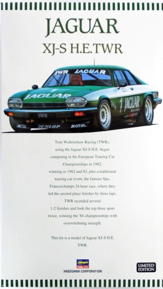 Hasegawa 20305 1/24 Jaguar XJ-S H.E. TWR