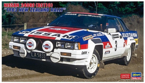 Hasegawa 20769 Nissan 240RS (BS110) "1983 New Zealand Rally" 1/24