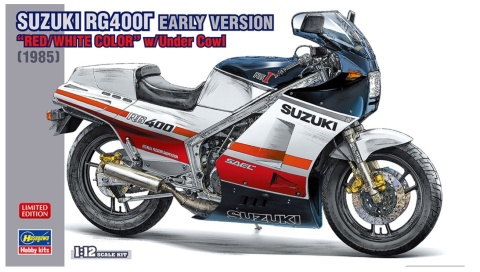 Hasegawa 21732 Suzuki RG400 Early Version "Red/White Color" 1/24